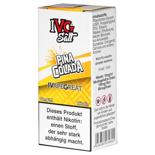 IVG Pina Colada Nic Salt