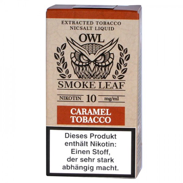Owl Smoke Leaf Caramel Tobacco Nic Salt
