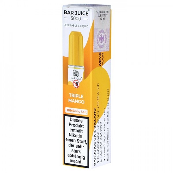 Bar Juice Triple Mango Nic Salt