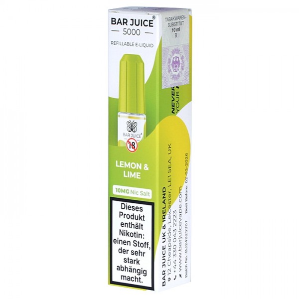 Bar Juice Lemon & Lime Nic Salt