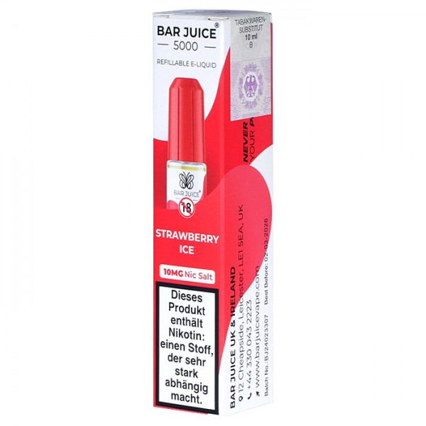 Bar Juice Strawberry Ice Nic Salt