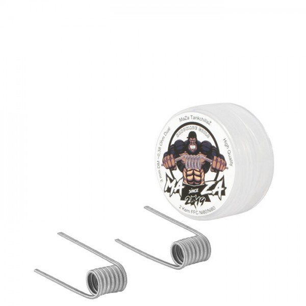 MaZa TankchillaZ Handmade Prebuilt Coils (2er Pack)