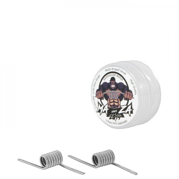 MaZa SingleZ Small Handmade Prebuilt Coils (2er Pack)