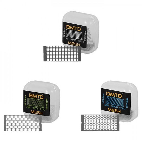 BMTD Prebuilt Mesh Ersatzcoils 10 Stk